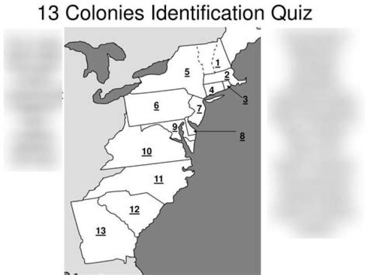 13 Colonies Quiz
