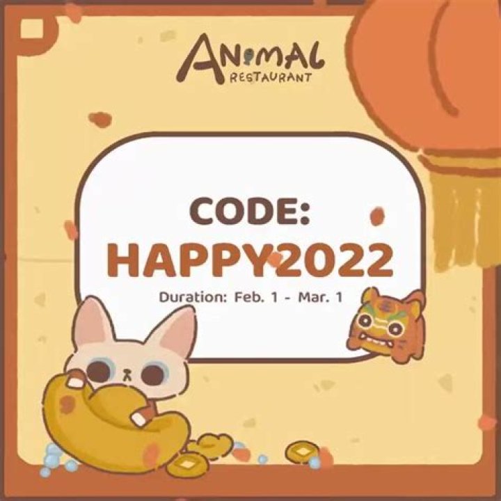 Animal Restaurant Redeem Codes (January 2024)