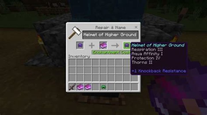 Best Minecraft Helmet Enchantments