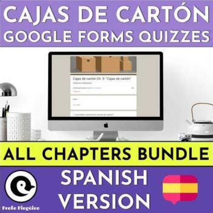 Cajas de carton (Spanish) Quiz