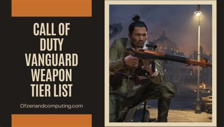 Call Of Duty Vanguard Weapon Tier List
