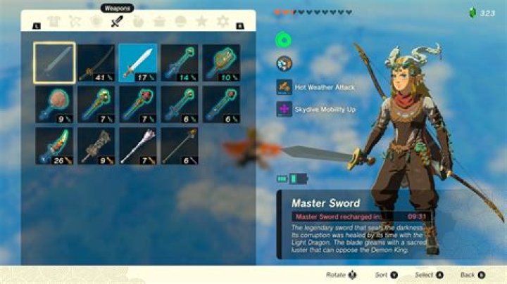 Can the Master Sword be upgraded?