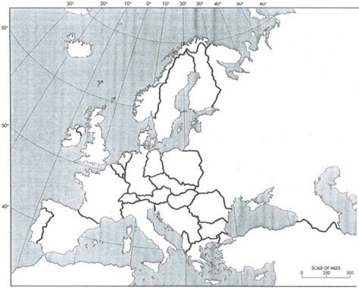 Cold War Europe Map Quiz