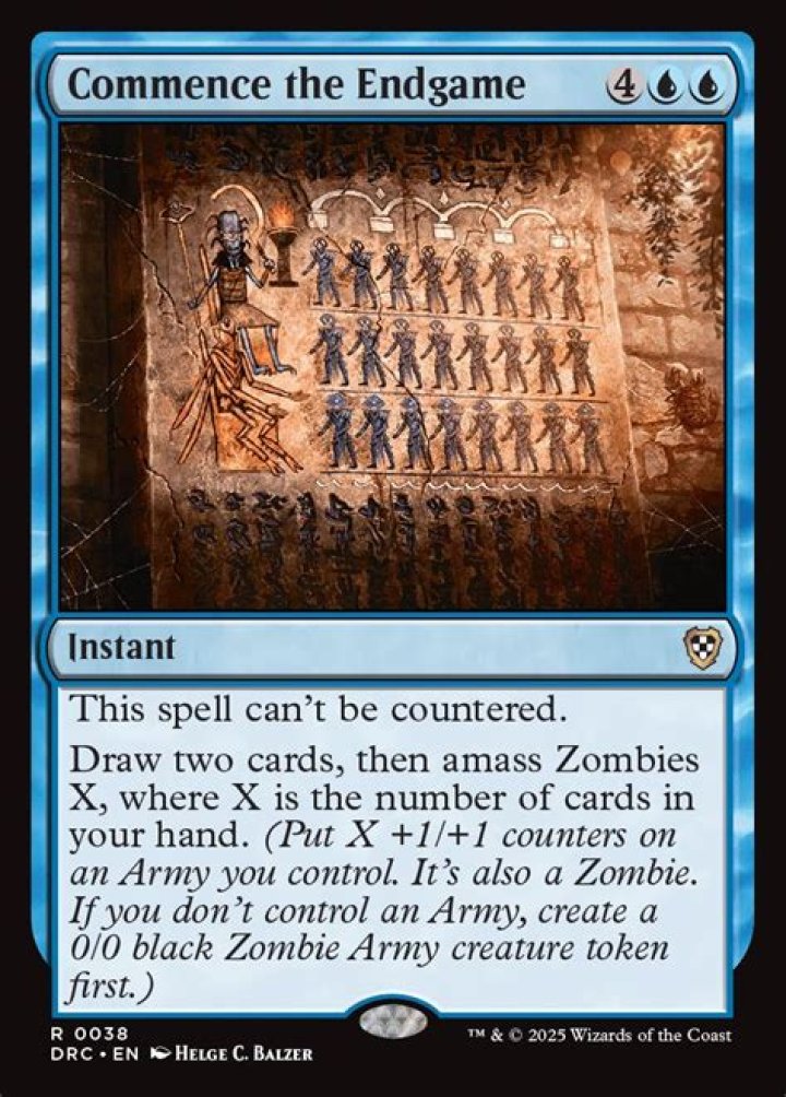 Commence the Endgame (Prerelease) (War of the Spark) | Promo: Date Stamped