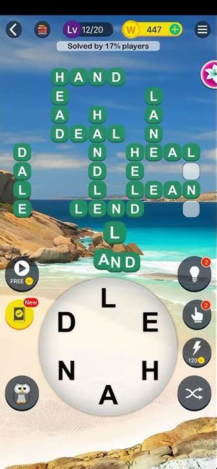 Crossword Jam Level 182 Answers