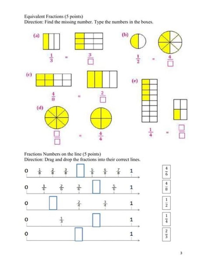 Fractions Quiz