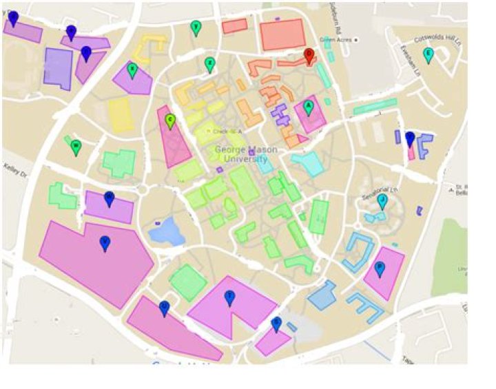 GMU Police Cadets Fairfax Campus Map Quiz
