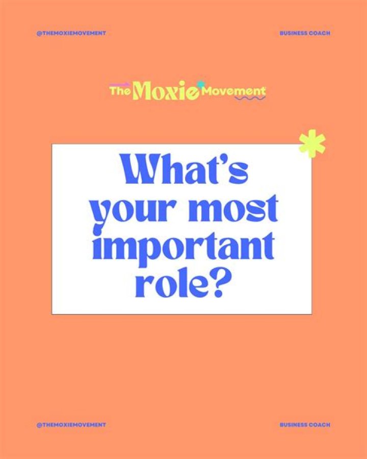 How many roles do you play in your life?