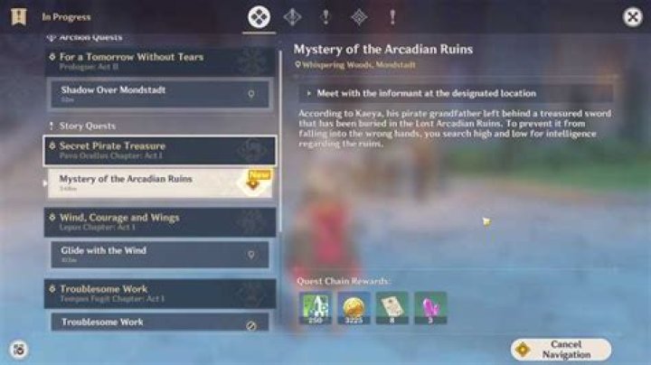 How To Complete Mystery Of The Arcadian Ruins Quest