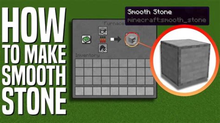 How to get smooth stone in Minecraft?