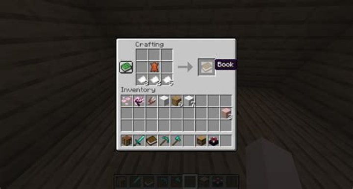How to make a Book in Minecraft