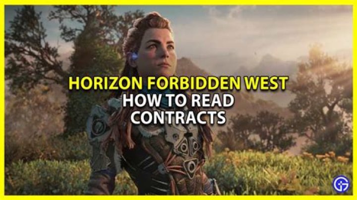 How To Read Salvage Contracts In Horizon Forbidden West
