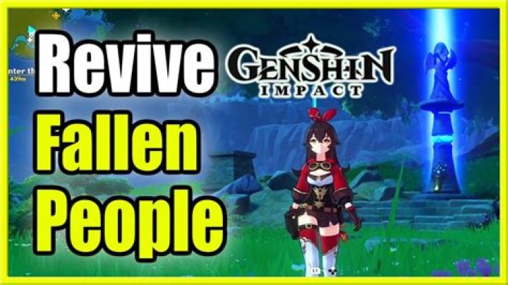 How To Revive Characters In Genshin Impact