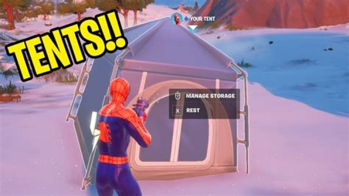 How To Use Tents In Fortnite Chapter 3