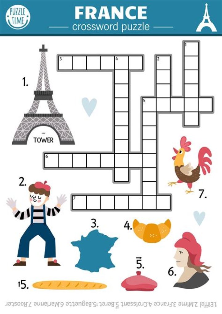 Mine, in France Crossword Clue