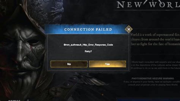 New World @mm-authresult-Http_Error-Response_Code Connection Fix