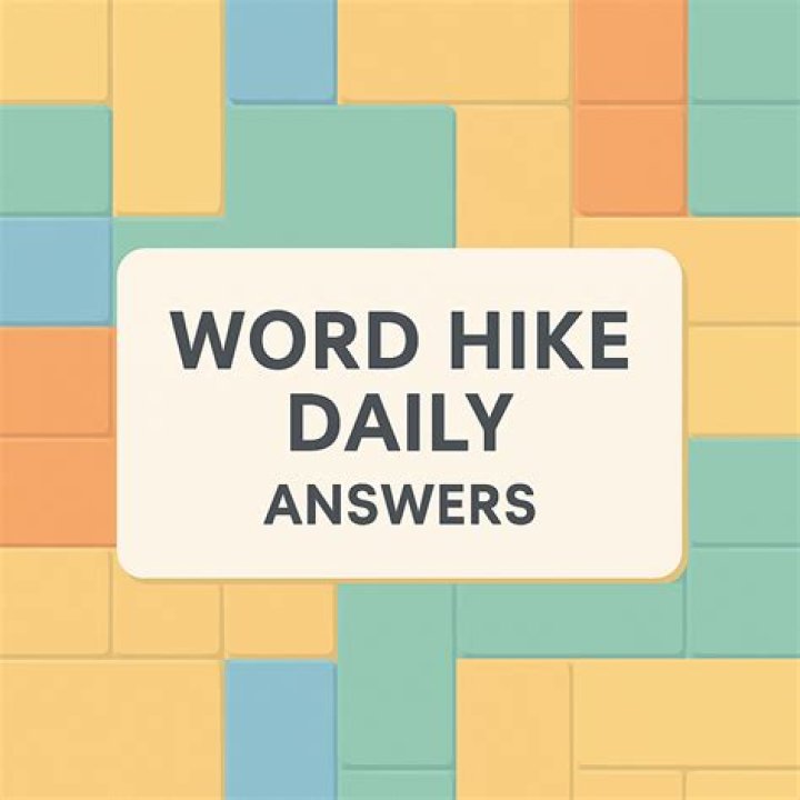 Not literal Word Hike – Answers