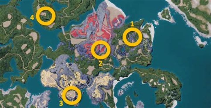 Phantasy Star Online 2 New Genesis – Resources Map (Ore Locations)