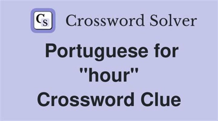 Portuguese holy title Crossword Clue