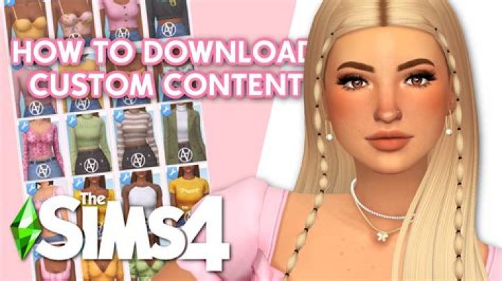 Sims 4: How To Download Custom Content (CC)