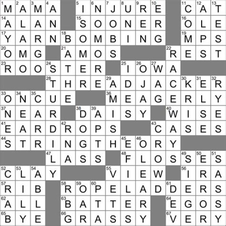 Some baby noises Crossword Clue