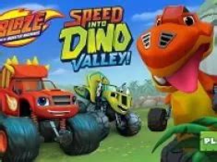 Speed Into Dino Valley - Blaze And The Monster Machines Games