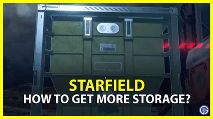 Starfield – Outpost Storage Tips
