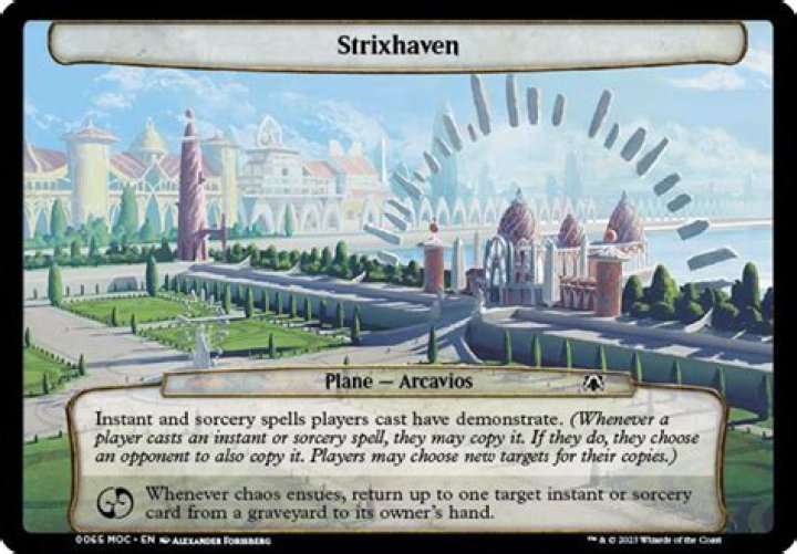 Strixhaven | March of the Machine Commander Planechase - Planes