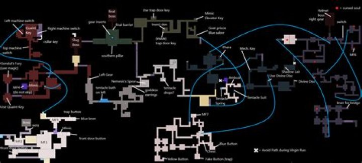The Agnietta: The Holy Healer & The Cursed Dungeon – World Map