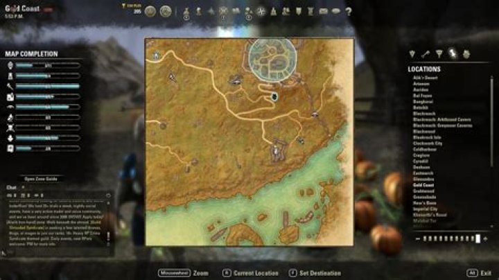 The Elder Scrolls Online – Gold Coast Skyshard Locations