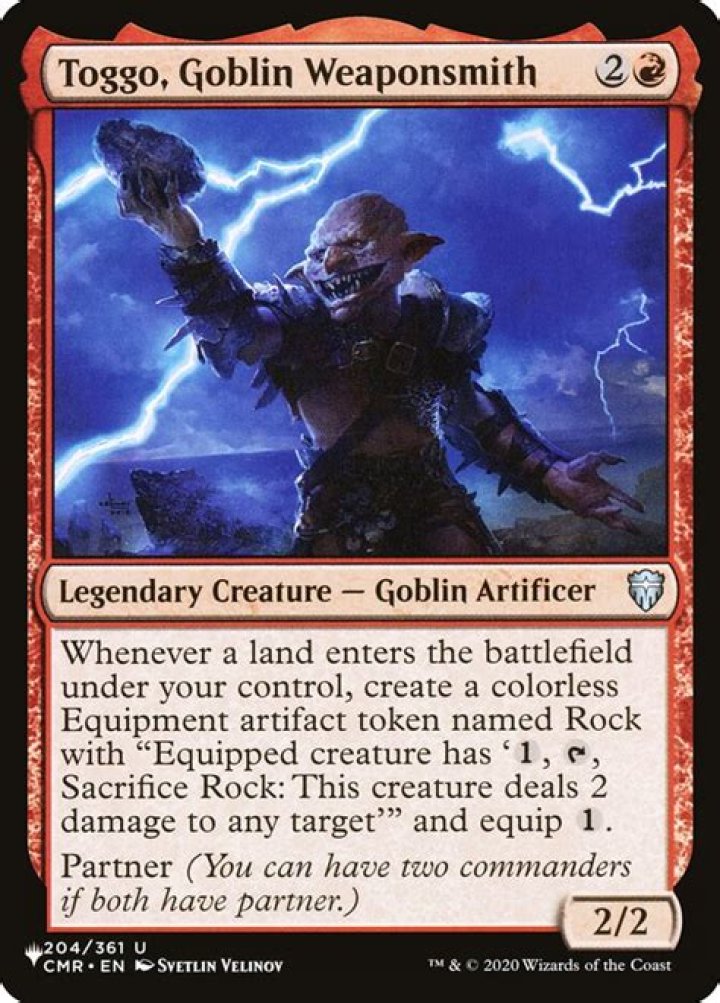 Toggo, Goblin Weaponsmith | Commander Legends