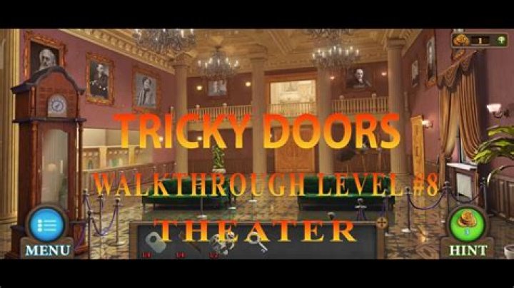 Tricky Doors Walkthrough Level 8 - Theater