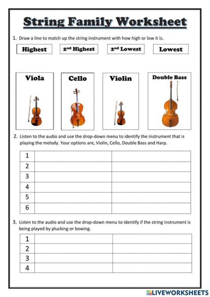 Violin Open Strings Quiz
