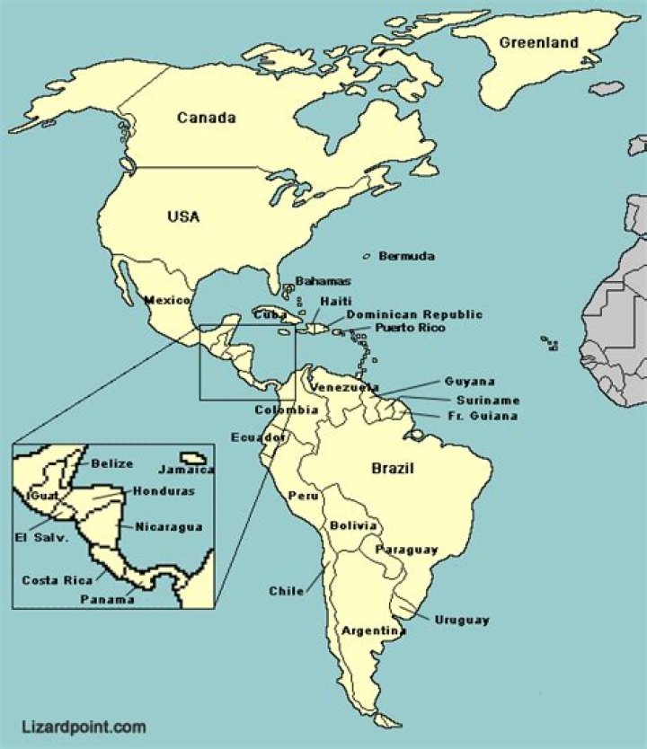 Western Hemisphere Map Quiz