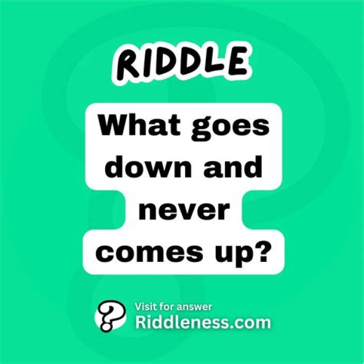 
What goes up when rain comes down? [Riddle Answers]