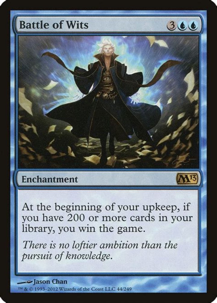 What happens when you run out of cards in your hand in Magic?