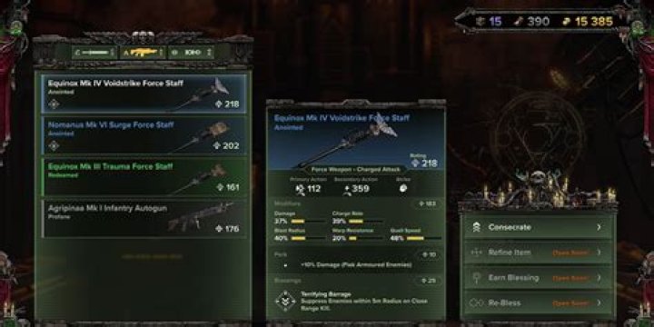 What is the highest weapon rarity in Darktide?