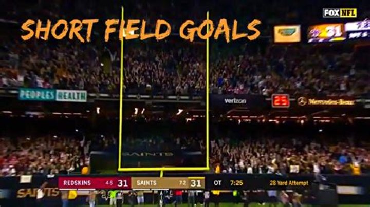 What was the shortest field goal?