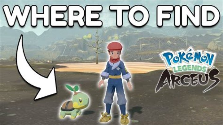 Where to find Turtwig in Pokémon Legends: Arceus