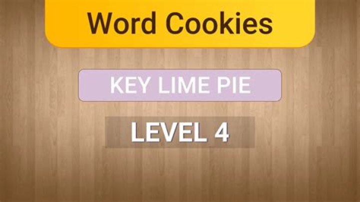 Word Cookies Divine-Key Lime Pie Level 18 Answers • Game Solver