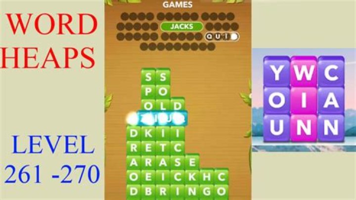 Word Heaps Level-285 - TREES & PLANTS • Game Solver