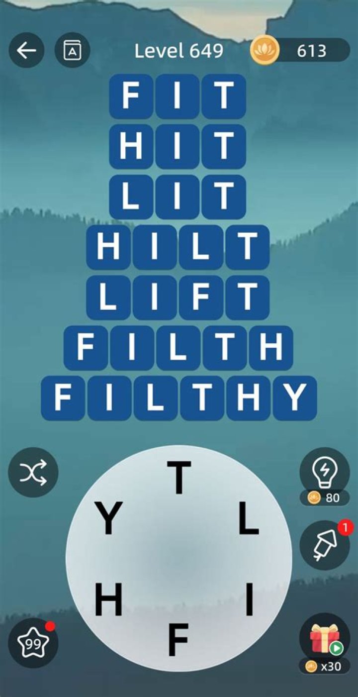 Word Stacks Level 649 Answers • Game Solver