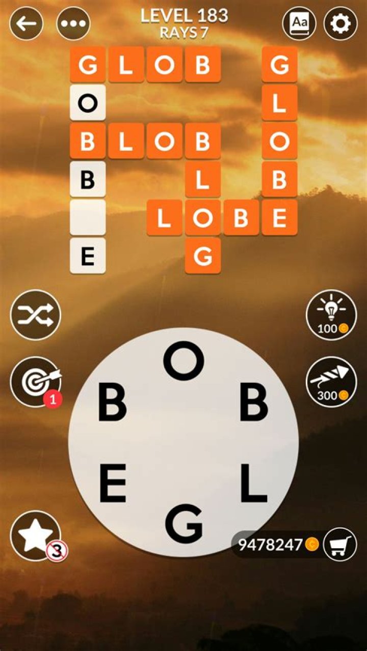 Wordscapes Level 183 Answers