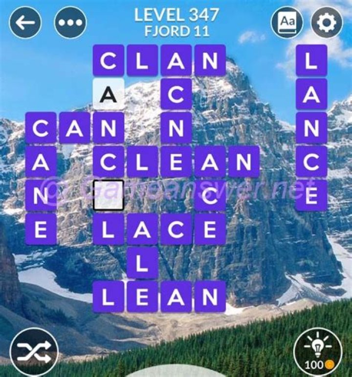 Wordscapes Level 347 Answers