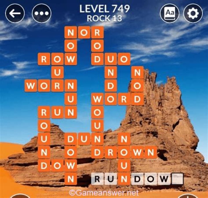 Wordscapes Level 749 Answers