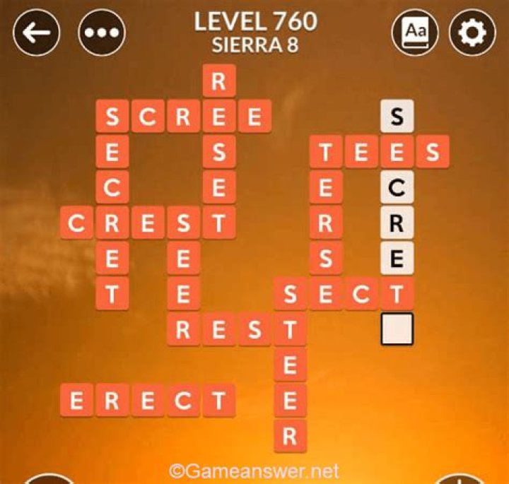 Wordscapes Level 760 Answers