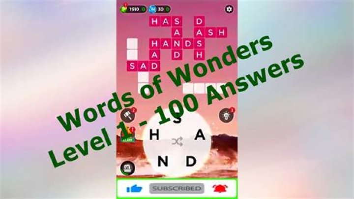 
WOW Level 110 Answers [Crossword+Guru+Search] All Answers