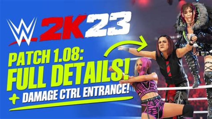 WWE 2K23 Patch Update 1.12, Notes and more